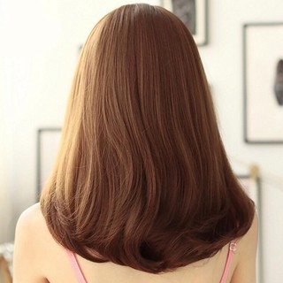 Bộ Tóc Giả Nữ Nguyên Đầu Cao Cấp Cụp Phồng Ngang lưng Chất Sợi Tơ Hàn Siêu Mượt Hamin