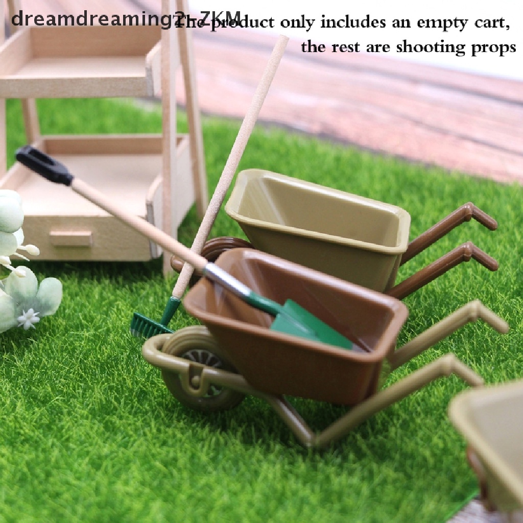 [dreamdreaming] 1Pc 1: 12 Nhà Búp Bê Xe Đẩy Xe Kéo Công Cụ Trang Trại Mô Hình Trang Trí Nội Thất Sân Vườn [zkm]