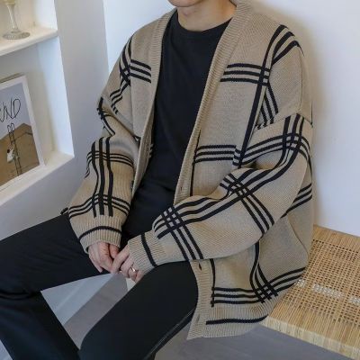 Áo Cardigan cổ chữ V dáng rộng đa năng thông thường Cặp Đôi Áo Khoác ...