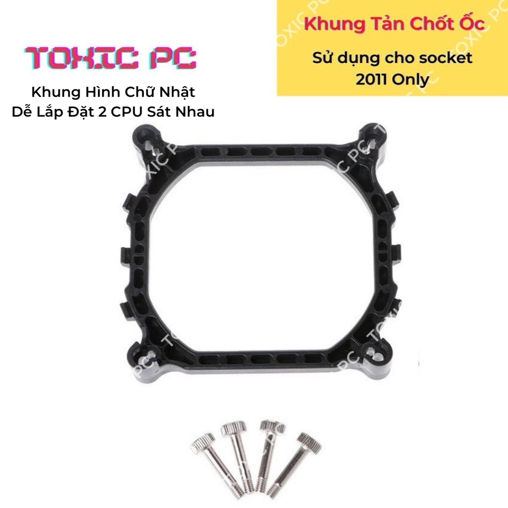 Bộ gông đế lắp tản nhiệt, Khung đế lắp tản nhiệt - Backplate CPU Intel ...
