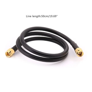 [SUIT] Cáp SMA Nam Sang SMA Nam RG58 Cáp Ăng Ten Mất Thấp 50cm
