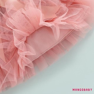Mg-baby Girl 's 3 Mảnh Phù Hợp Với Chữ Thời Trang Ren Bay Tay Áo Liền Quần Và Nơ Gạc Váy Ngắn & Băng Đô
