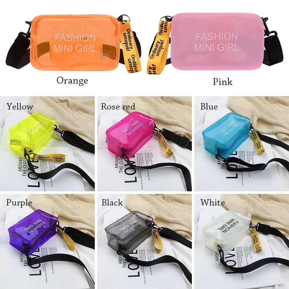 Túi đeo vai GUSTAVA Nữ màu kẹo trong suốt PVC Jelly