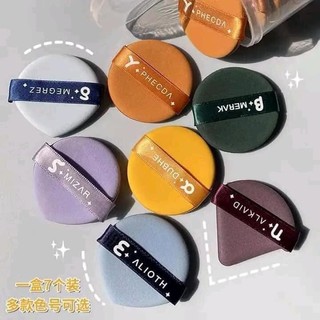 Bông Dặm Phấn Dubhe Set 7cái/hộp bông mút trang điểm , tán phấn nhẹ nhàng, dễ tán khóe mắt, mũi, môi - Bebeau