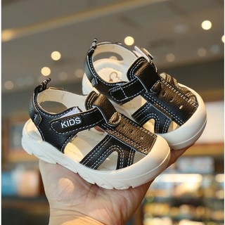 Sz 17-25 Form To Dép Sandal Rọ Quai Dán Siêu Mềm Thoáng Chân Cho Bé Trai Bé Gái K024