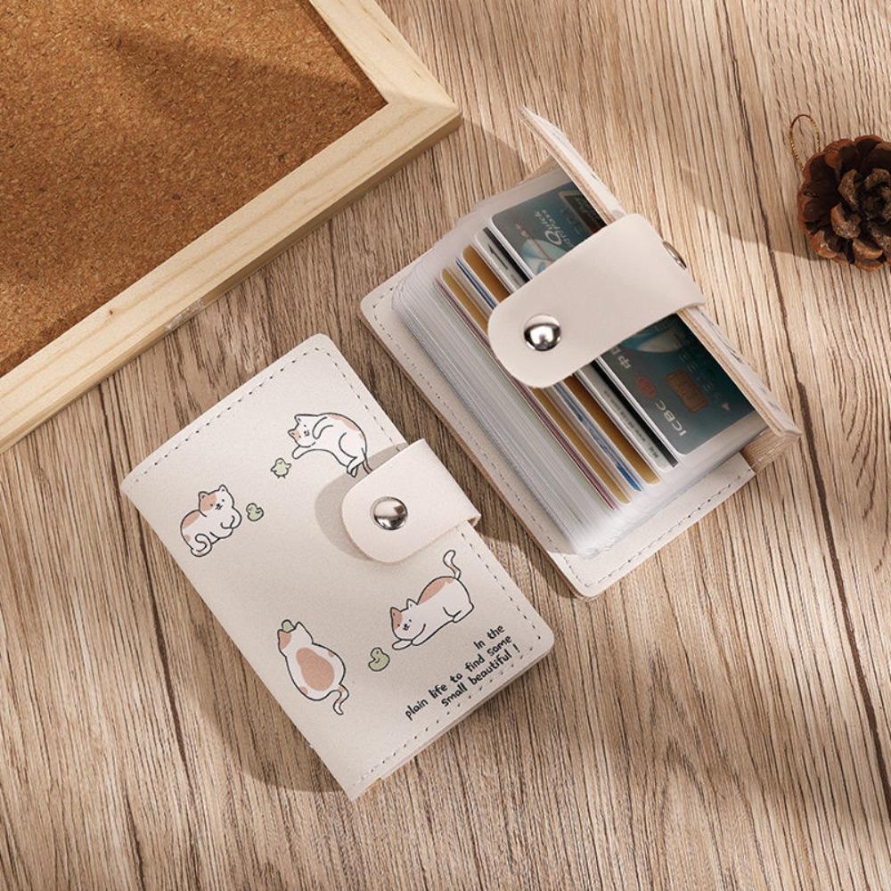 Cpincp Shield Card Holder Cat Organizer Túi đựng ví chống trộm