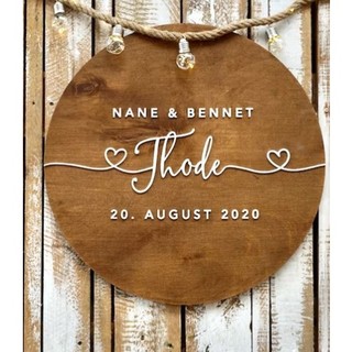 Bảng Ký Tên wedding chữ gỗ nổi đủ size 40cm 50cm 60cm  | hình tròn |Bảng ký tên| THAO WEDDING Guestbook Mẫu 0790