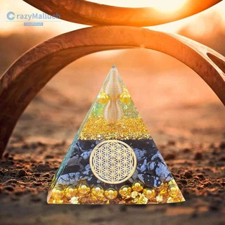 Máy Phát Điện Kim Tự Tháp Thạch Anh Tím Peridot Hỗ Trợ Chữa Bệnh Bằng Năng Lượng Orgonite