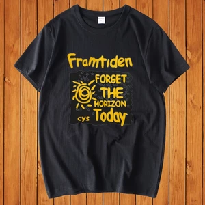 Áo Thun Nam HappyFamily- Mẫu Họa Tiết Framtiden FORGET THE HORIZON TODAY Chất Vải Cotton 100