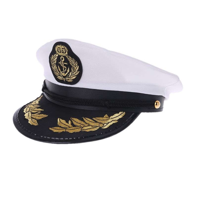 Vic Trắng Trưởng Thành Du Thuyền Thuyền Thuyền Trưởng Hải Quân Mũ Trang Phục Đảng Cosplay Đầm Thủy Thủ