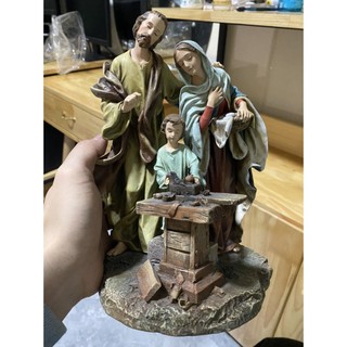 Tượng Công Giáo Gia Đình Thánh Gia, phong cách Châu Âu kích thước 30cm.