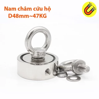 Nam châm cứu hộ siêu mạnh khuyên tròn đa năng nhiều kích thước