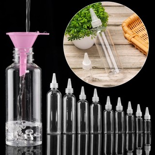 Bình Đựng Dầu / Giấm 5-120ML Đầu Nhọn Dạng Bóp Trong Suốt Tiện Dụng Cho Nhà Bếp