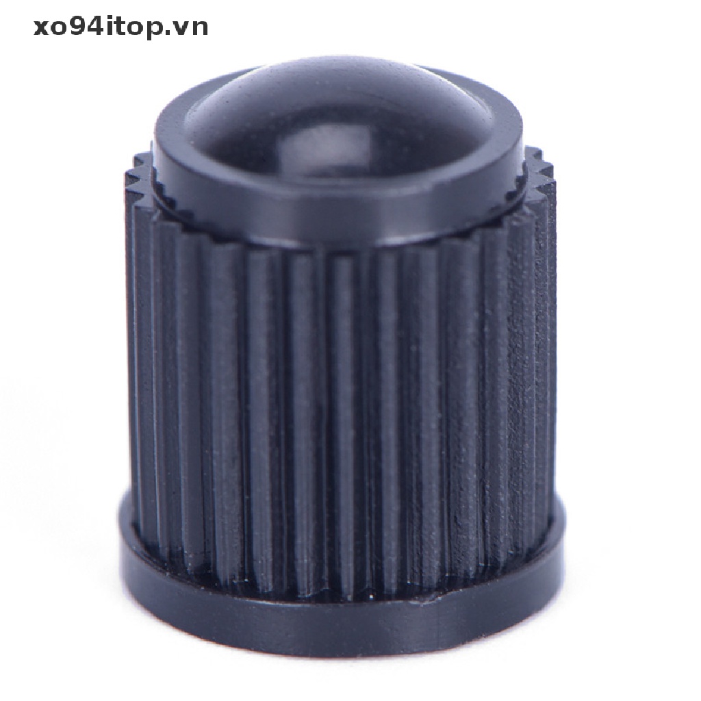 Set 50 Nắp Van Bánh Xe Hơi / Xe Tải Bằng Nhựa Màu Đen Chống Bụi