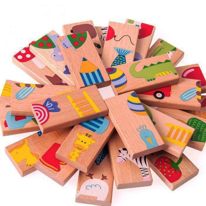 Ảnh Đồ chơi gỗ S-kids, Domino động vật 3
