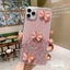 Ốp Điện Thoại Silicon Tương Thích Cho Samsung Galaxy A8 A7 A6 Plus 2018 Trong Suốt Lấp Lánh Bột Di Động Ốp Lưng Bướm Dễ Thương Kim Sa Lấp Lánh Mềm Sáng Bóng Vỏ
