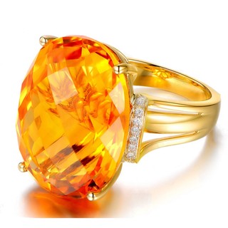 ♥Nhẫn Mạ Vàng 18k Đính Đá Sang Trọng 28.5ct