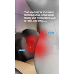 Tựa lưng CICIDO cao cấp có massage hồng ngoại dùng cho ô tô,ghế văn phòng- đệm tựa lưng cao su non bảo vệ cột sống(XH21) — ảnh 4