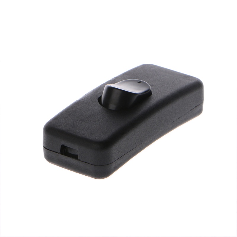 Ppy 250V 2A Nội Tuyến BẬT TẮT Bàn Đèn Dây Cáp Chuyển Đổi Rocker Switch Đen