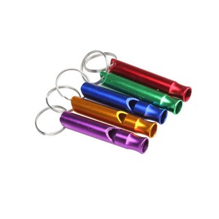 Set 3 / 5 / 7 / 14 Còi Thổi Huấn Luyện Chim Bồ Câu Bằng Nhôm Có Móc Khóa Tiện Dụng