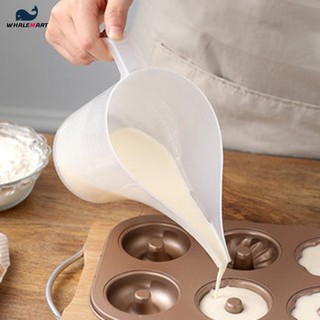 Cốc Đong Phễu 1000ml Miệng Dài Nhọn Bằng Nhựa Trong Suốt Vòi Dài Rót Sữa,Ca Phê,Đổ Bột Làm Bánh