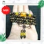 Vòng Tay Trầm Hương sánh chìm - Ngũ Bảo Trợ Mệnh - Chuỗi Tràng Hạt 108 hạt 6 7 8mm Mix Omani màu vàng Theo Mệnh - THBA
