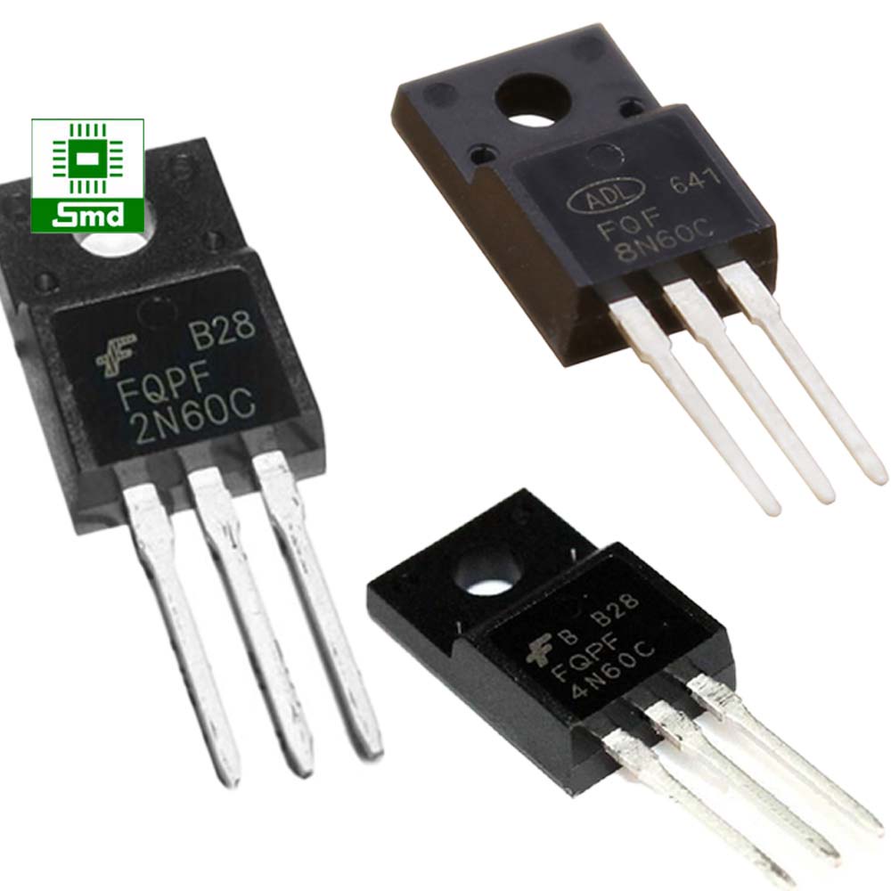 FQPF8N60C 8N60C 8N60 4N60 2N60 TO220F N Mosfet 600V, thay Mosfet nguồn ...