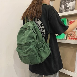 Ba Lô Vải Thời Trang Phong Cách Retro Âu Mỹ Cho Nữ