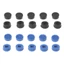 Yoo 10 Chiếc Trackpoint Con trỏ Chuột Stick Point Cap Cho Laptop Bàn Phím Laptop Bàn Phím Đen Xanh