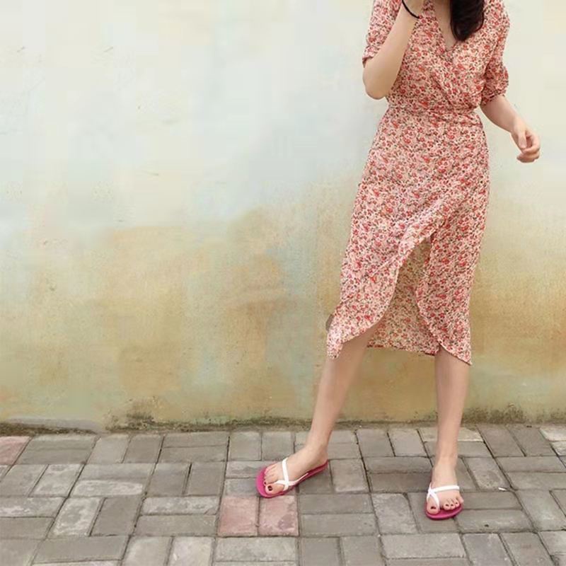 Dép Xỏ Ngón Chống Trượt Chống Mài Mòn Thời Trang Đi Biển Cho Nữ