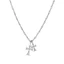 YOI Zircon Chữ Thập Mặt Dây Chuyền Vòng Cổ Xương Đòn Dây Chuyền Vòng Cổ Trang Sức Dành Cho Nữ