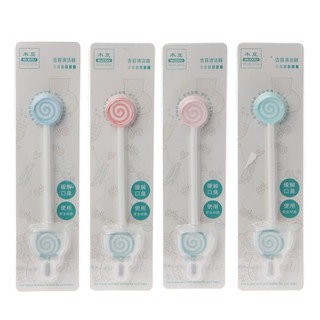 Charmantcc1 Lollipop Bàn chải làm sạch lưỡi cho bé Dụng cụ cạo lưỡi trẻ em Chăm sóc trẻ em Miếng dán mới nhất cho trẻ sơ sinh