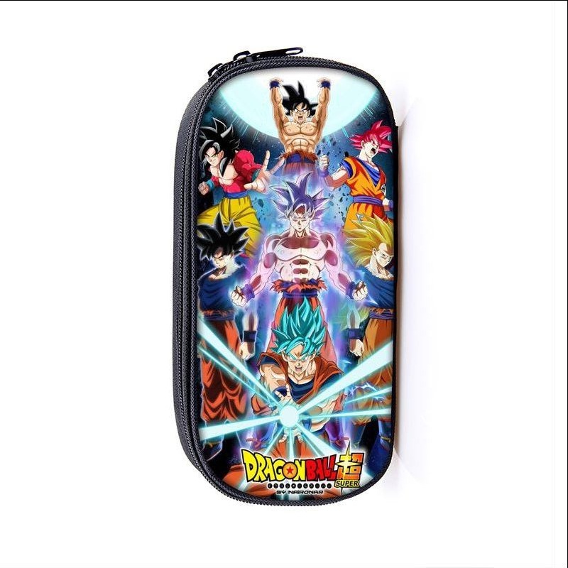 Dragon Ball Hoạt Hình Một Lớp Dây Kéo Học Sinh Bút Chì Trẻ Em Bút Bảo Quản Văn Phòng Phẩm Hộp polyester Cá Tính