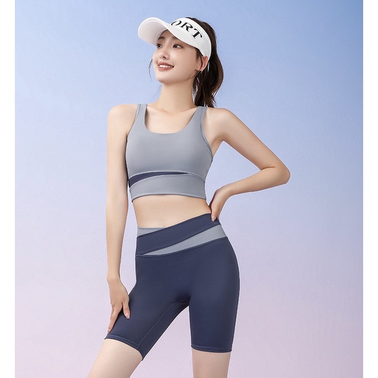 Quần Áo Tập Gym,Yoga Body Tôn Dáng Cao Cấp,Có Mút Ngực,Co Giãn 4 Chiều GB306