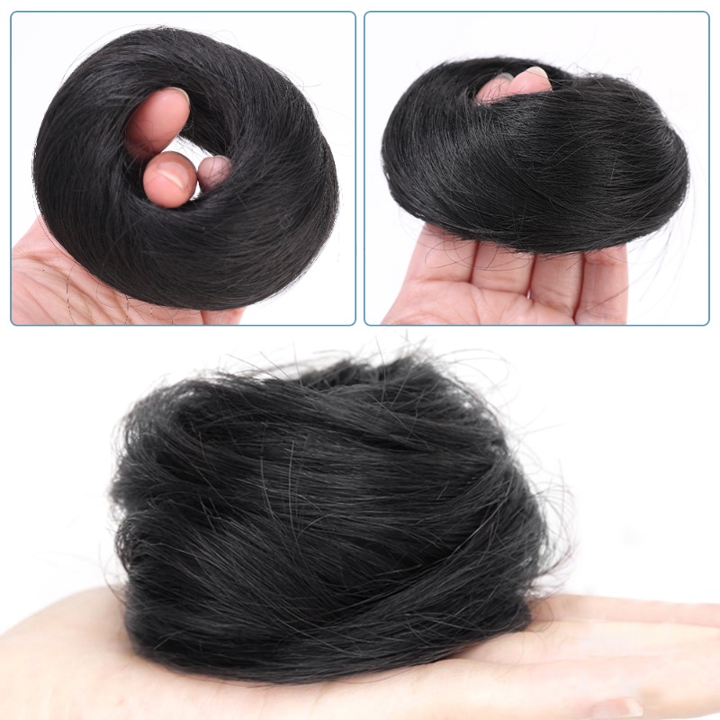 Búi Tóc Giả Xoăn Dài Bằng Sợi Tổng Hợp Co Giãn Dành Cho Nữ
