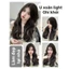 Tóc Giả Chữ U Ombre Xoăn Light Ghi Khói, Tóc Giả U Nửa Đầu Cao Cấp Qiqishop