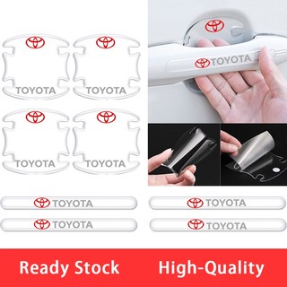 TOYOTA Miếng Dán Bảo Vệ Tay Nắm Cửa Xe Hơi Chống Trầy Cho Vios GR Sport Yaris Veloz Rush Avanza CHR Fortuner Innova Camry Raiza Sienta Corolla