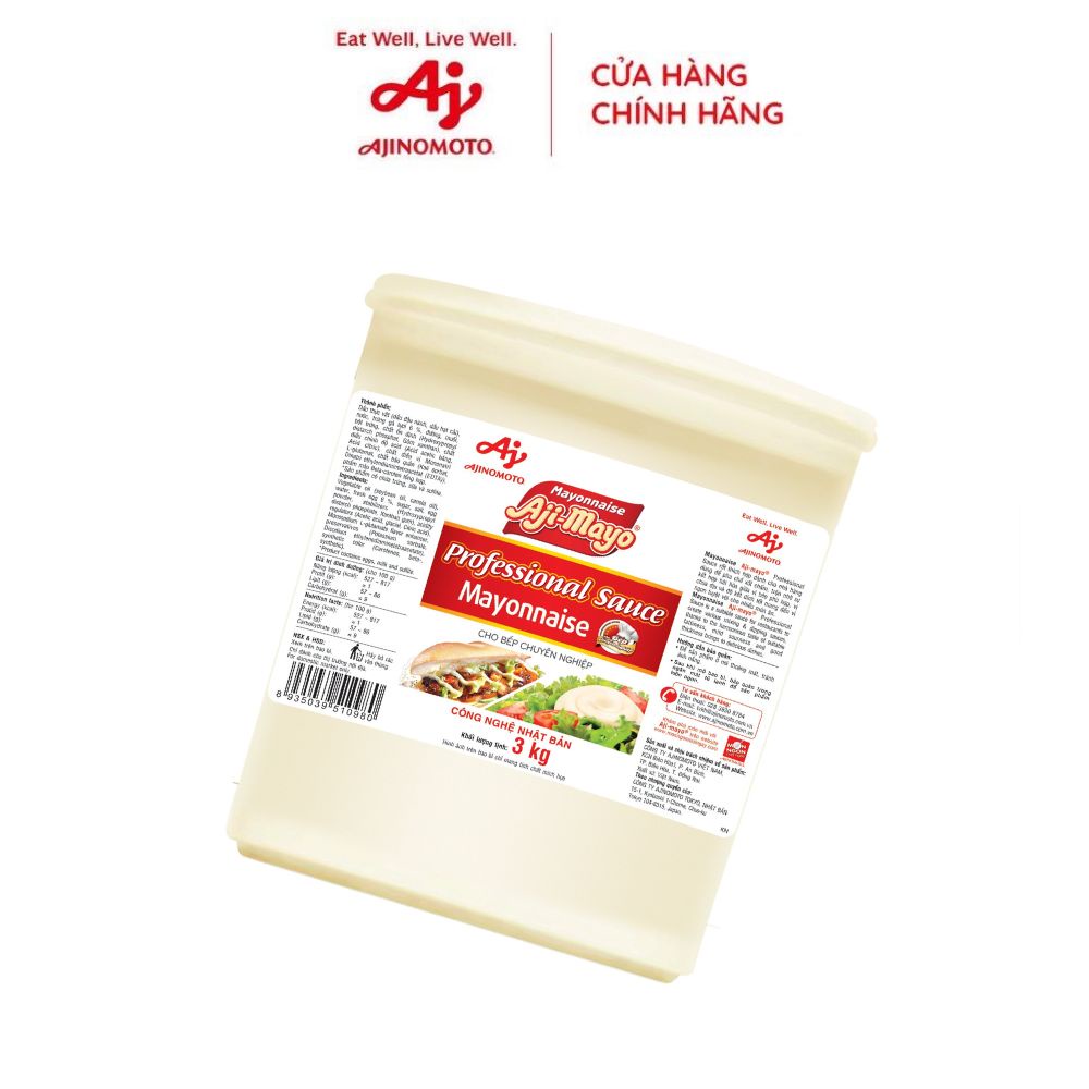 Ảnh Xốt Mayonnaise Aji-mayo Professional Sauce 3kg/thùng 2