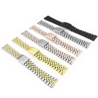 ROLEX Dây Đeo Đồng Hồ Bằng Thép Không Gỉ 5 Hạt 18mm 20mm 22mm