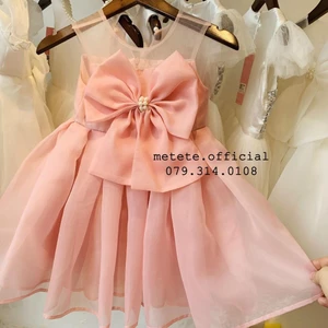 váy công chúa đính ngọc cưc sang chảnh cho bé gái 13-18kg