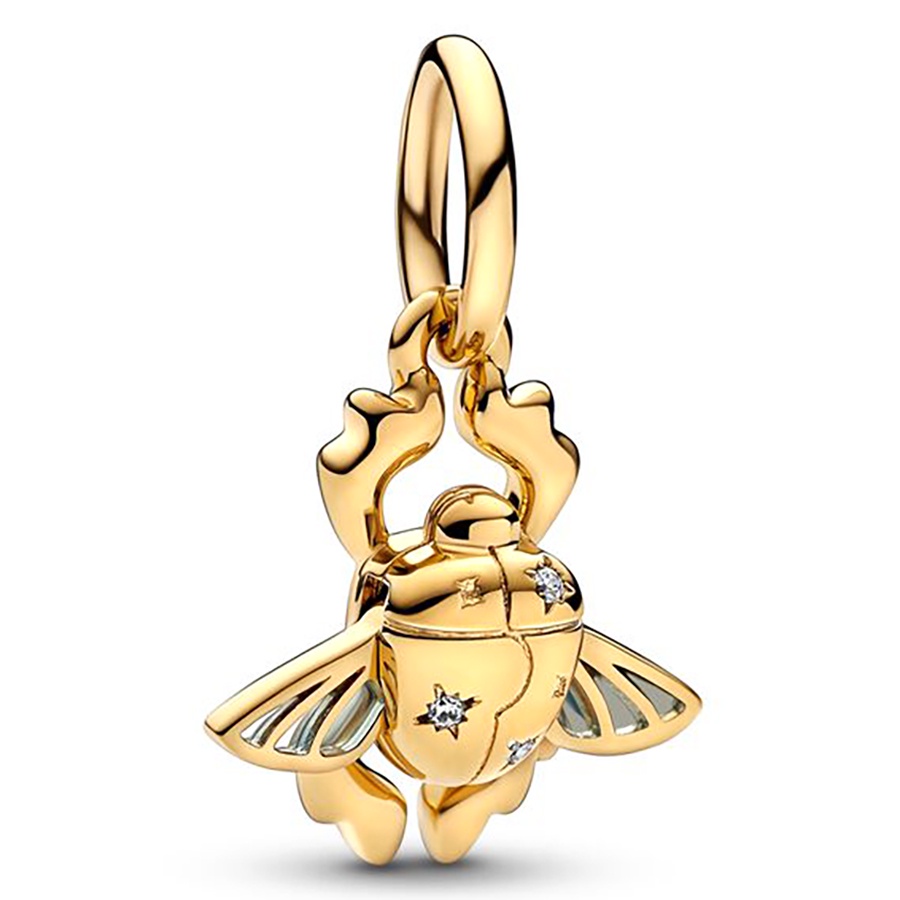 Hạt Chuông Nhỏ Trái Tim Lấp Lánh Chúc Mừng Sinh Nhật! Hạt Charm Màu Bạc Hình Đèn Aladdin Dùng Làm Vòng Tay Diy