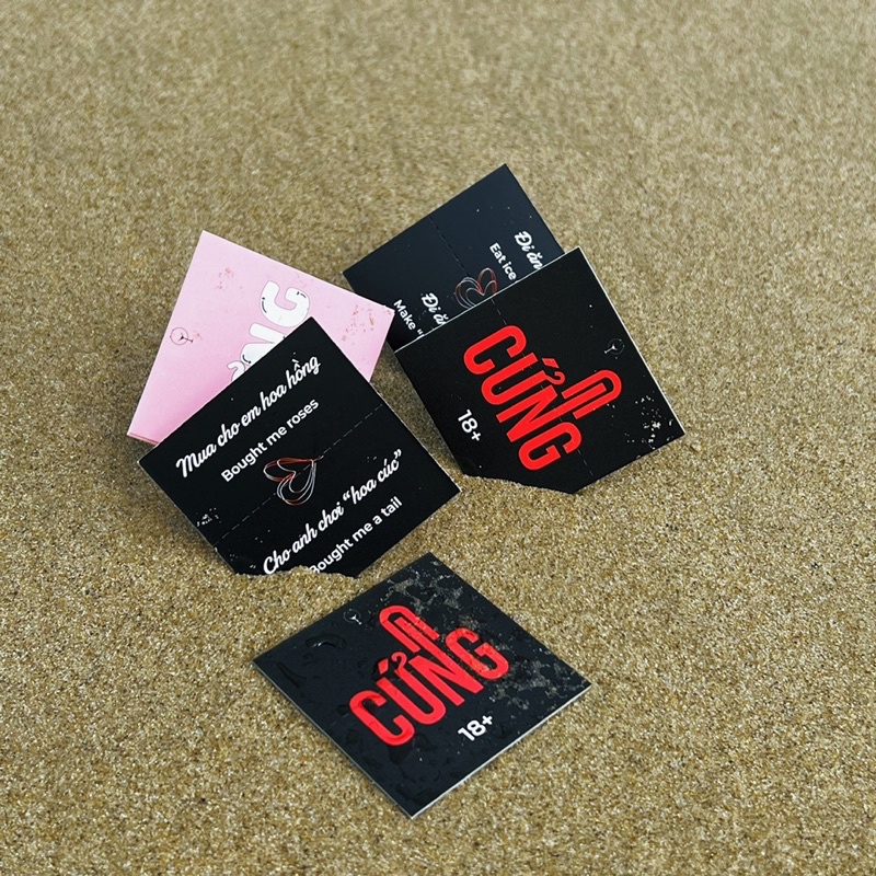 Bộ bài tình yêu Cưng Hay Cứng cho cặp đôi 54 lá, boardgame lựa chọn 18+ cho couple Ừng Ực