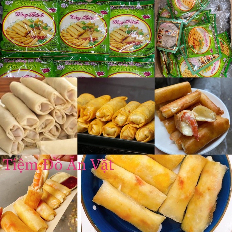 Combo 3g vỏ bò bía, vỏ cuốn nem rán, nem tôm phô mai, chả ram… Vỏ rán ...