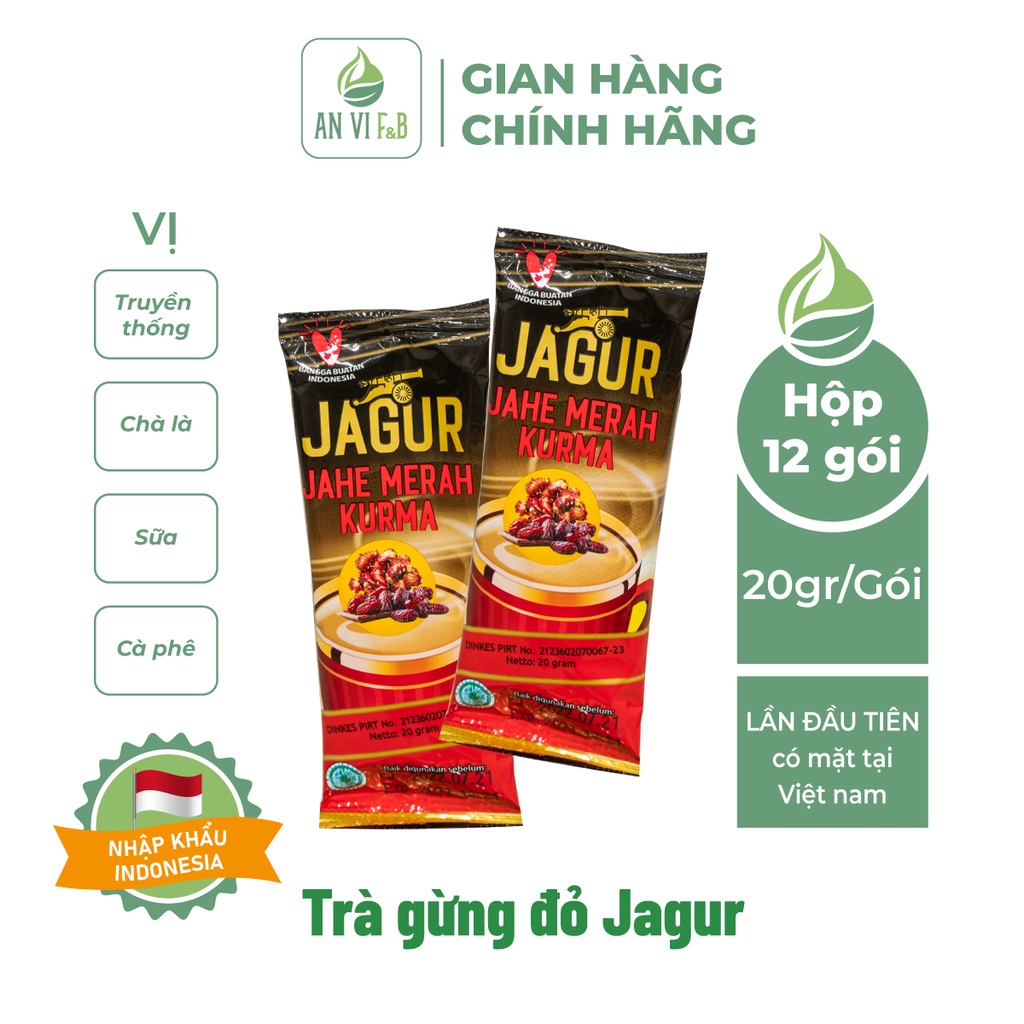 Sản phẩm Trà gừng đỏ Jagur có bao nhiêu vị khác nhau?
