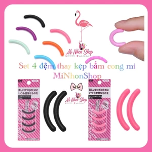 Set đệm cao su kẹp bấm lông mi hàng đẹp dày đàn hồi tốt