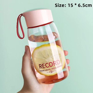 CLEARLINE 380ml Chai Nước Chống Rò Rỉ Thời Trang Nhựa Tinh Tế Cốc