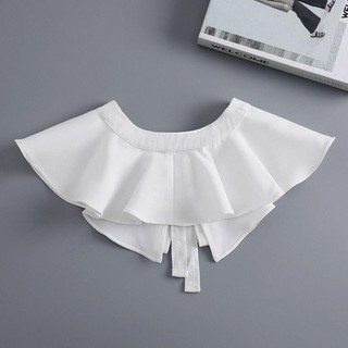 [Vận chuyển nhanh] Áo sơ mi THEHOMECO Cổ giả cổ điển bằng vải Cotton cổ điển có thể tháo rời