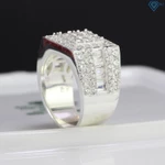 Nhẫn nam bạc bản vuông đính đá NNA0367 - Trang Sức TNJ — ảnh 3