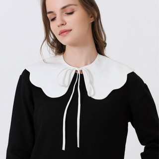 [Vận chuyển nhanh] Áo sơ mi THEHOMECO Cổ giả cổ điển bằng vải Cotton cổ điển có thể tháo rời