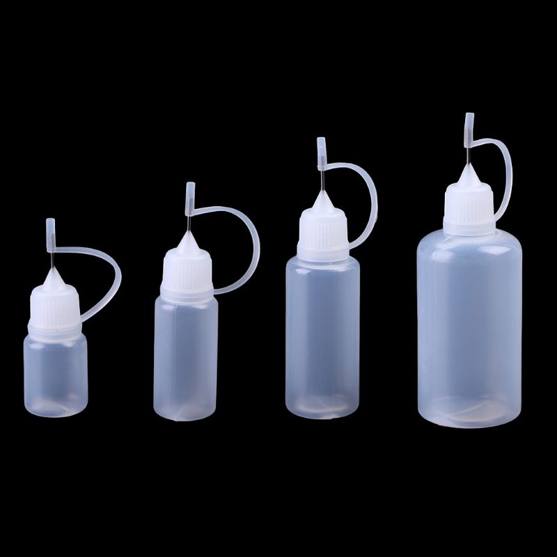 Ppy Chính Xác Đầu Kim Keo Chai Applicator Rỗng Applicator Keo Oiler Bóp Chai Giấy Quilling DIY Craft
